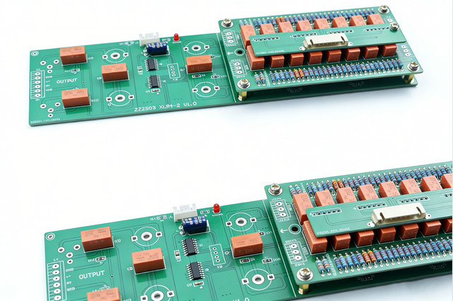 SENGTERBELLE HiFi RCA XLR Symmetrischer Vorverstärker mit Fernbedienung und 127-stufiger Lautstärkeregelung in Grün - Bild 1