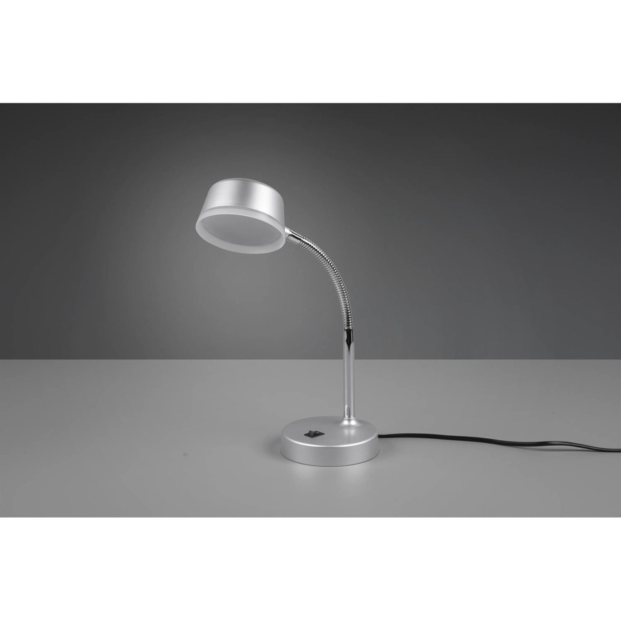 Reality by Trio LED-Tischlampe Kiko in Titanfarbig mit verstellbarem Design für Schreibtisch und Nachttisch - Bild 2