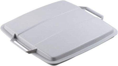 Durable Durabin Eco 90 Deckel aus Kunststoff in Grau, B: 50,7 cm, H: 6,0 cm, T: 47,0 cm - Bild 1