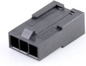 Molex Buchsengehäuse-Kabel Schwarz mit 3 mm Rastermaß 436400301 - Bild 1