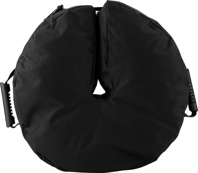 TOMTOP JMS Runder Schirmständer Sandgewichtssack für Terrassenschirme, Schwarz, Polyester - Bild 1