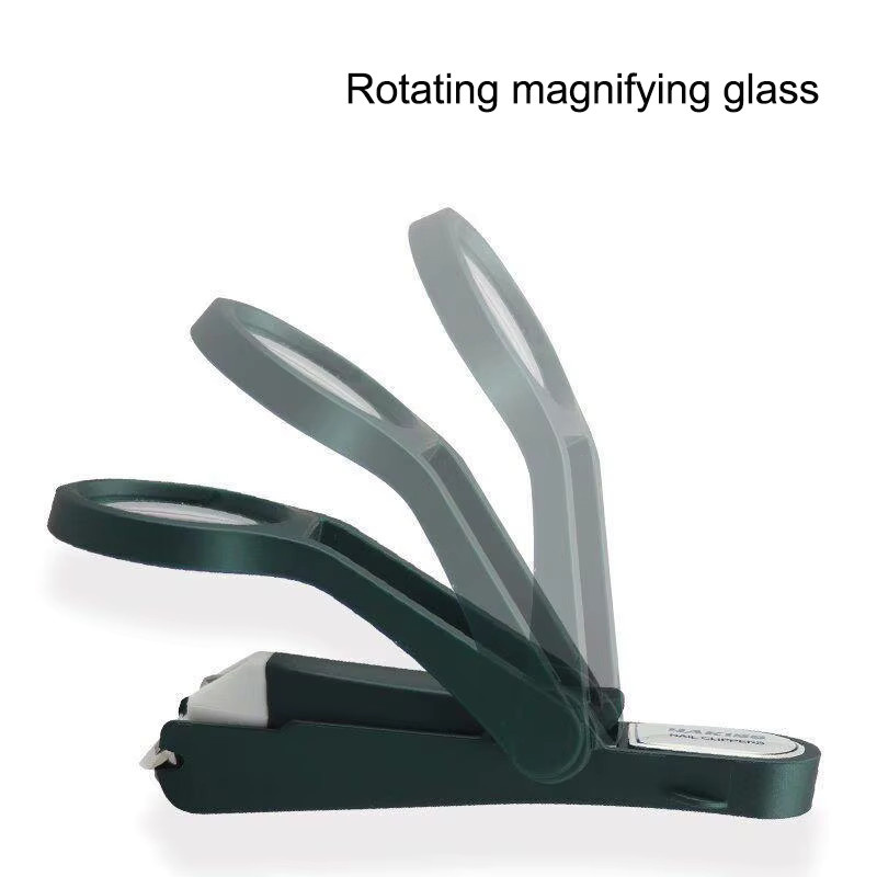 Nagelknipser mit Vergrößerungsglas und Anti-Spritz-Funktion - Bild 3
