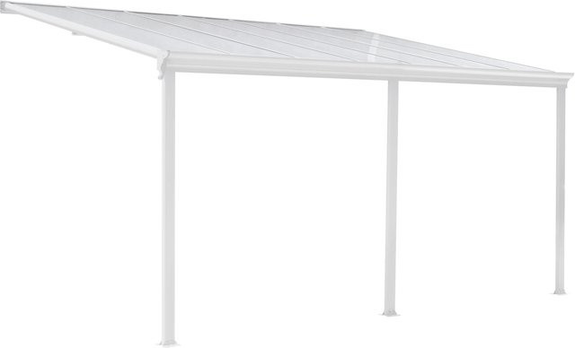 Home Deluxe Terrassenüberdachung Solis aus Aluminium in Weiß, B/T/H: 434 x 303 x 226/278 cm - Bild 1