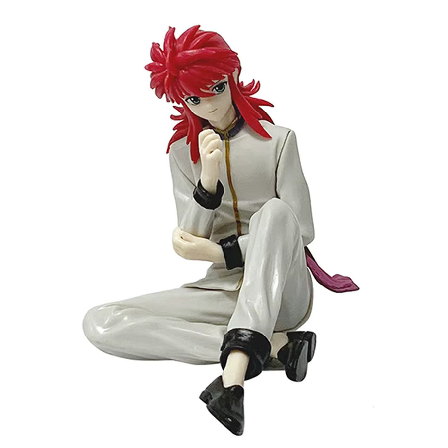 TAKARA TOMY YuYu Hakusho Anime Figur Urameshi Yuusuke und Kurama PVC Modell in Multicolor, Höhe: 9 cm - Bild 1