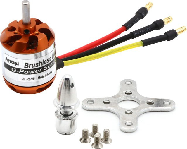 U-Angel-1988 RC Motor, bürstenloser Außenläufer, für RC Flugzeug Hubschrauber - Bild 1