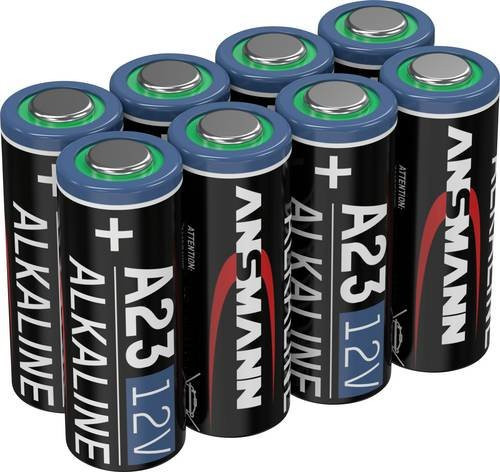 Ansmann A23 Spezial-Batterie 23A Alkali-Mangan 12V, 8er Packung - Bild 1