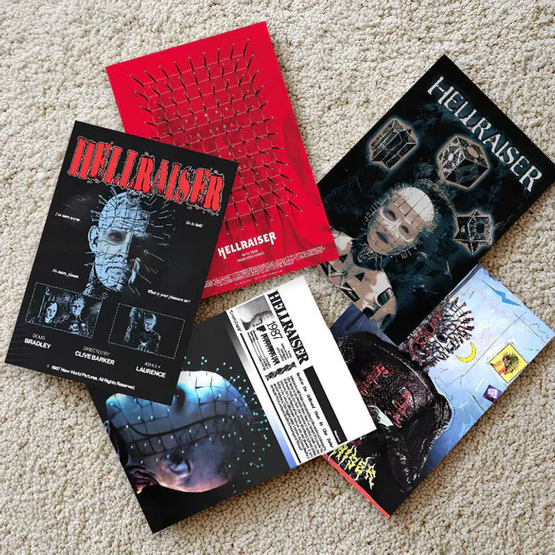 Klassisches Hellraiser Filmplakat als selbstklebender Wandaufkleber in Mehrfarbig, rechteckiges Wandbild für deine Raumdekoration - Bild 3