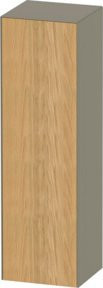 Duravit Halbhochschrank White Tulip in Weiß Hochglanz mit Glastür, B/T/H: 40 x 36 x 132 cm - Bild 1