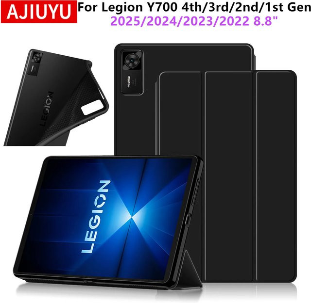 Schutzhülle für Lenovo Legion Y700 Tablet (2025, 2., 3. und 4. Generation) 8,8 Zoll in Schwarz - Bild 1