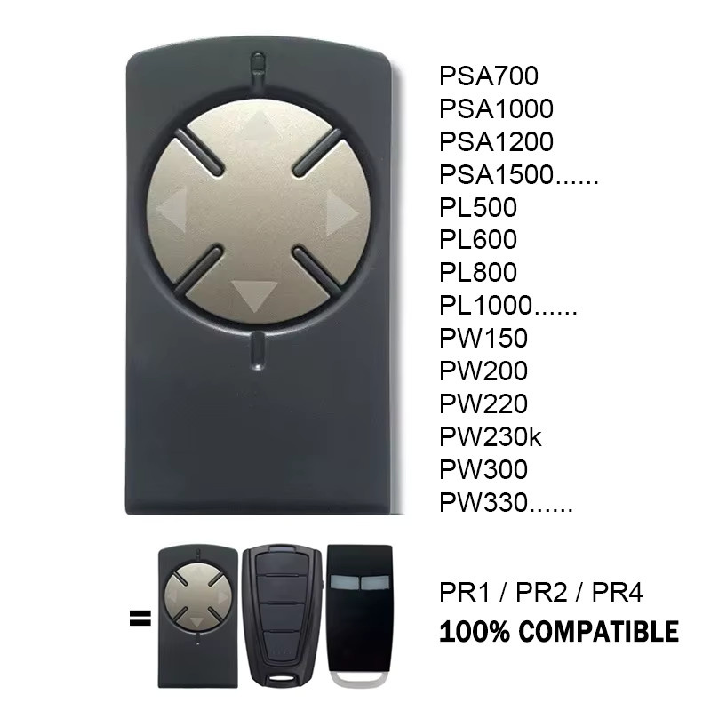 POWERTECH Tor-Fernbedienung für Garagentoröffner 433 MHz Rolling Code Handsender für PR2 PR4 PR1 - Bild 2