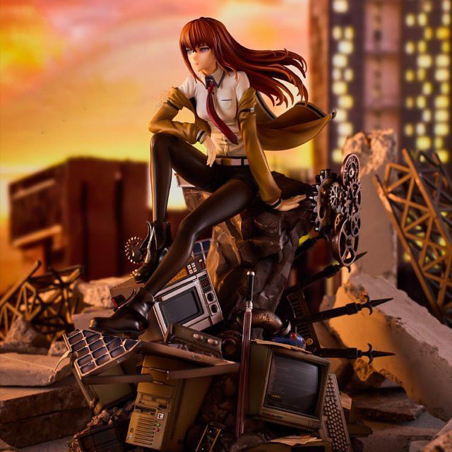 XIWANXILE Steins Gate Kurisu Makise Action Figur, 26 cm, Einzelfigur - Bild 1