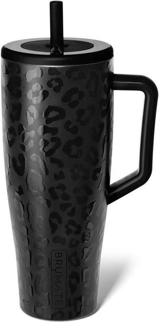 Brumate Isolierter Reisebecher mit Griff Leopard Black 30oz - Bild 1
