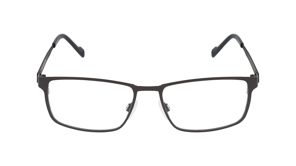 Titanflex 820755 Korrektionsbrille, Vollrand, Quadratisch, Titan, grau, Herren - Bild 1