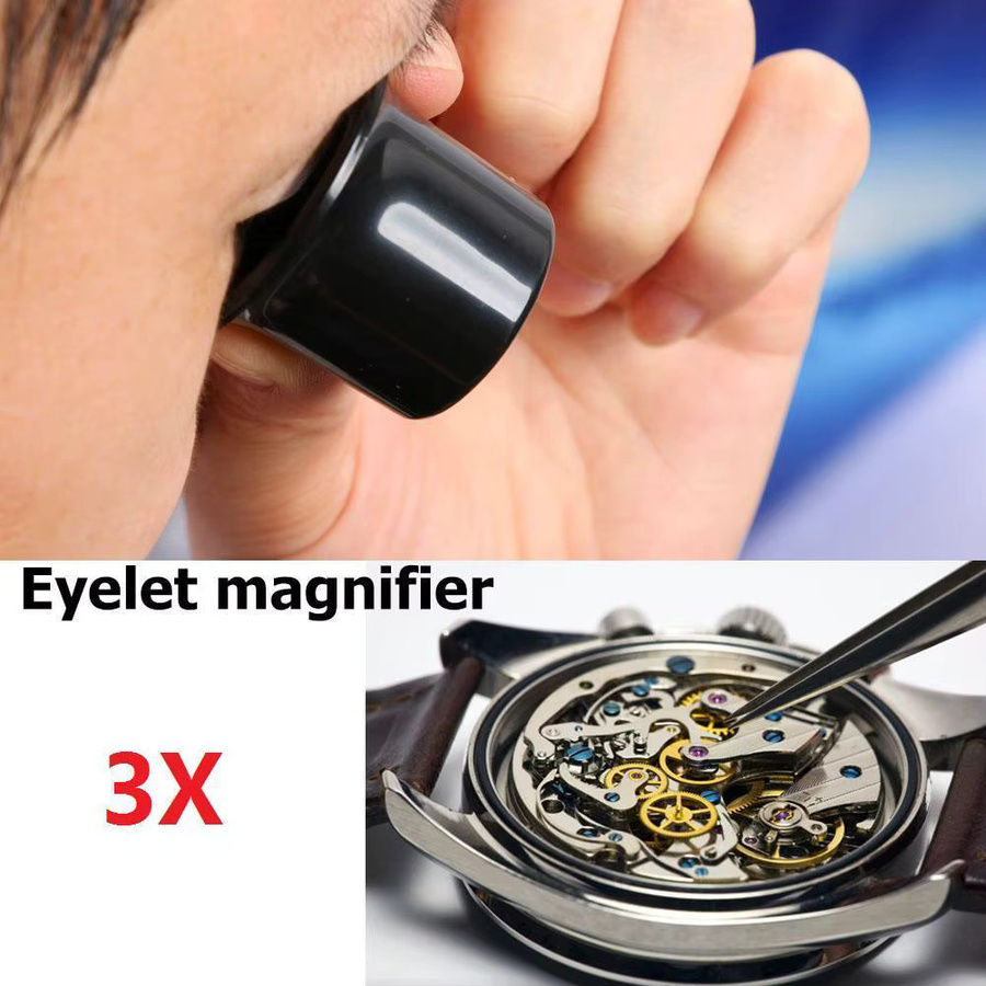 APWIKOGER Handlupe, 3x, Schwarz - Bild 2