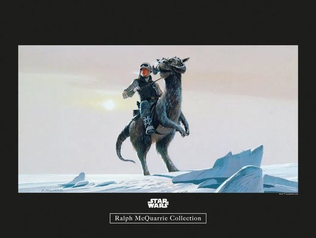 Komar Wandbild Star Wars Tauntaun aus Qualitätsvlies, Multicolor, B: 40 cm, H: 30 cm - Bild 1