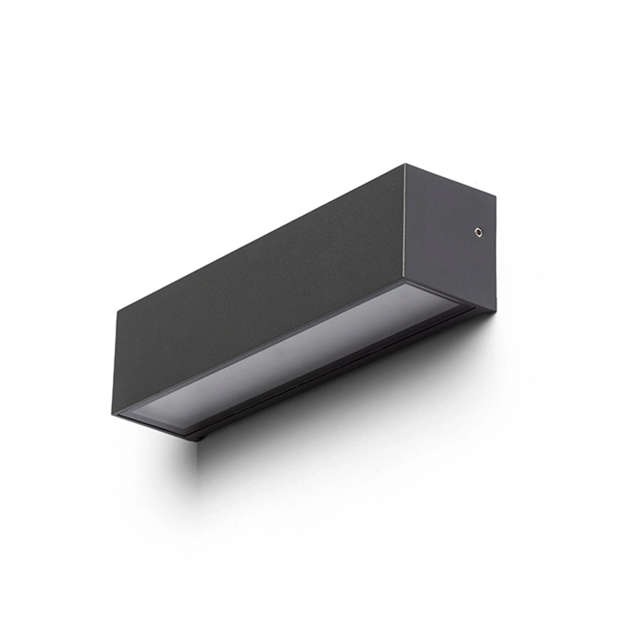 Rendl Außenleuchte Camargue LED Wandleuchte in Anthrazitgrau mit satiniertem Glas und IP65 Schutzart - Bild 2