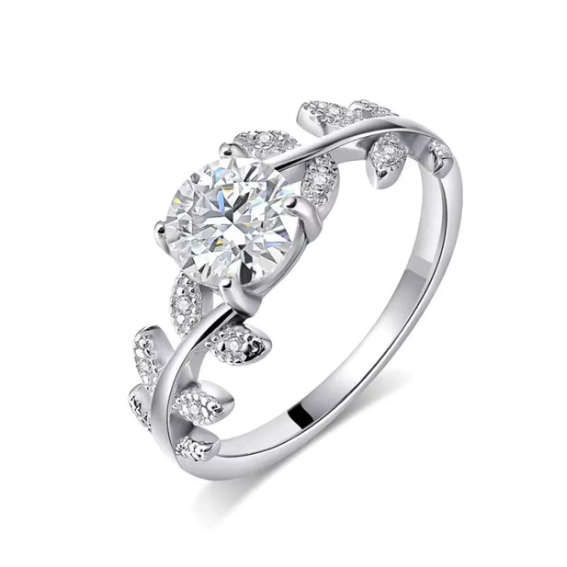 DWJ Ring, 925 Silber, Moissanit, Damen - Bild 2