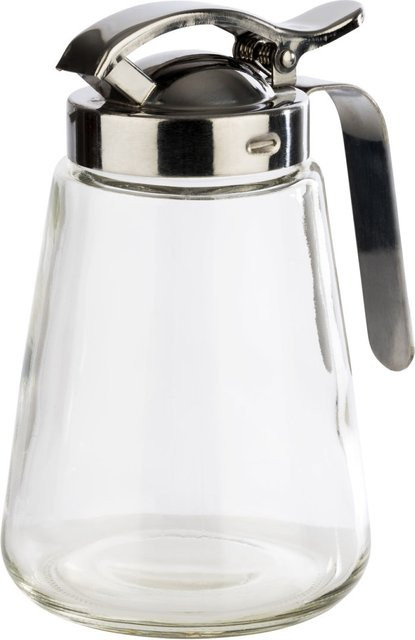 APS Allzweckgießer rund in Silber und Transparent, Volumen: 300 ml, H x B x T: 13 x 8,5 x 8,5 cm - Bild 1