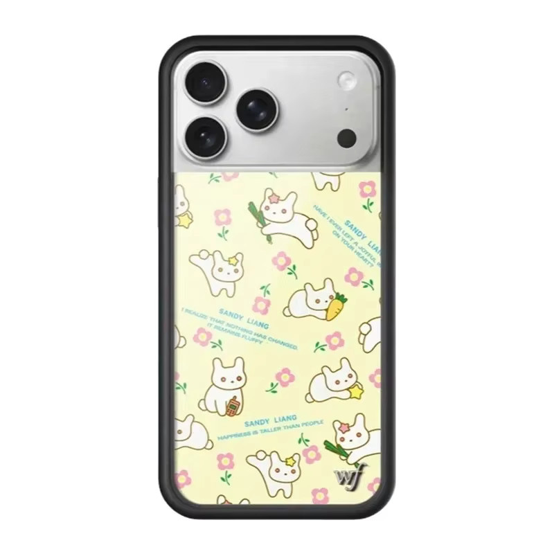 Wildflower Handyhülle Liang Sandy Bunny mit Karotten-Kaninchen Motiv für iPhone 12 13 14 15 16 17 Pro Max Plus, Multicolor - Bild 2