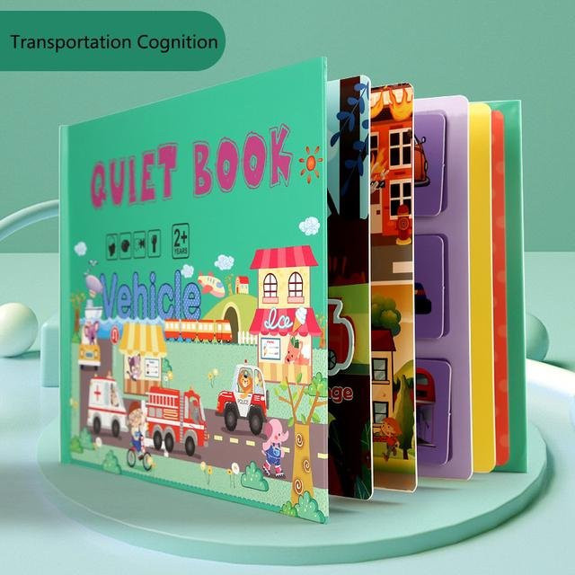 Kidsly Montessori Baby Busy Book, Lernspielzeug, ab 0 Jahre - Bild 1