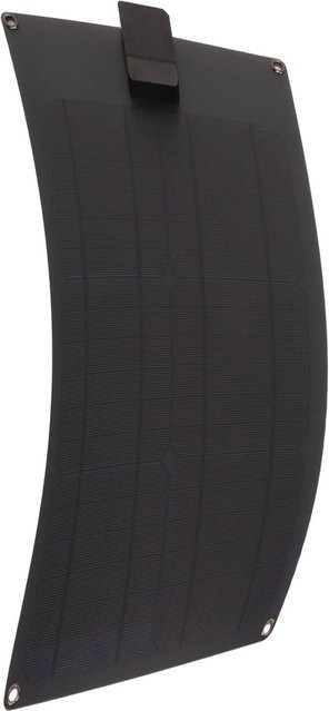 Kkmoon Solarpanel-Kit 25W mit Dual-Ausgang in Schwarz, wasserdichtes Solar-Batterieladegerät für Auto, Boot und Anhänger - Bild 1