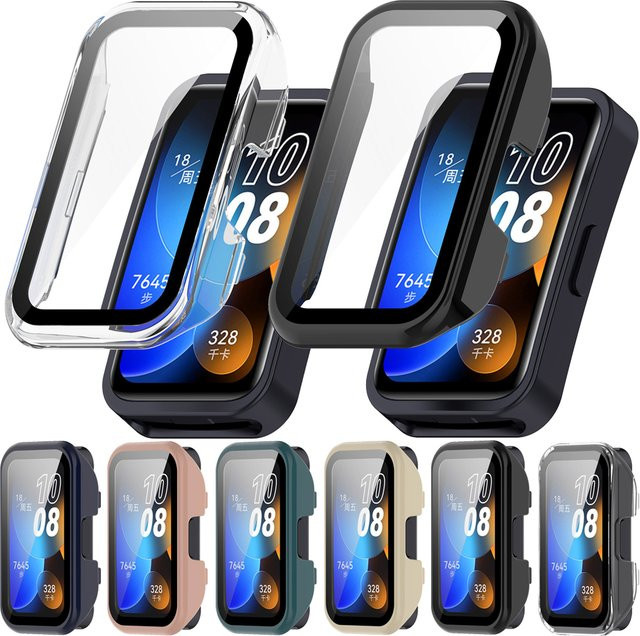 Schutzhülle für Huawei Band 10 9 8, Silikon, Weiß, Unisex - Bild 1