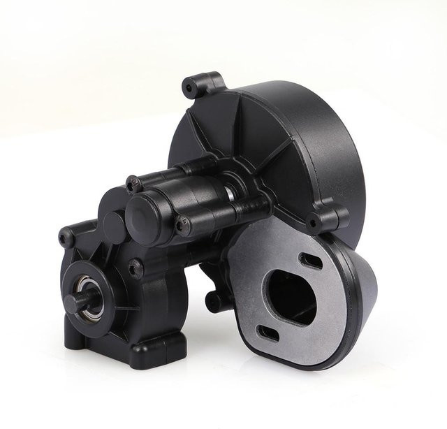 AUSTAR Getriebegehäuse für 540 Motor und 1/10 Axial SCX10 RC Car, schwarz - Bild 1