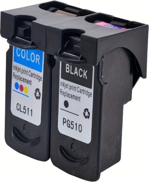 Canon PG510 und CL511 Tintenpatronen Set für PIXMA Drucker, Mehrfarbig - Bild 1