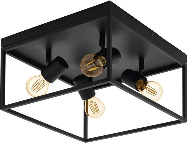 Eglo Deckenleuchte Silentina 4-flammig in Schwarz aus Metall mit E27 Fassung - Bild 1
