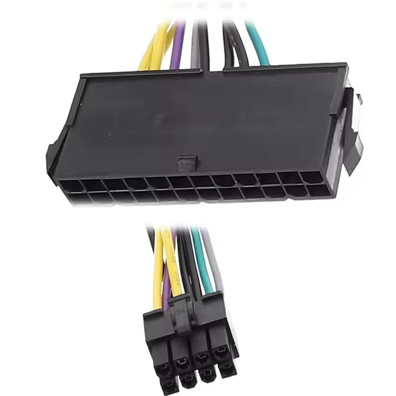 Dell 8-Pin ATX Stromkabel 24P auf 8P Kupfer Netzkabel für Optiplex 3020 7020 9020 T1700 H61 H81 Q77, Länge: 30 cm - Bild 4
