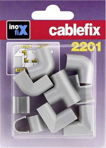 Cablefix 127222 Kabelkanal Stoß-Stellenverbindung, 10 Stück, Grau - Bild 1