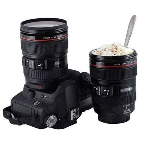 LG-EXPRO Kameraobjektiv Tasse in Schwarz mit 350 ml Fassungsvermögen - Bild 3