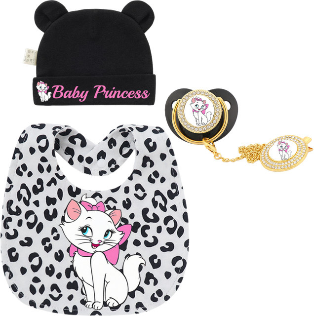 Disney Baby-Beißspielzeug und Schnullerkette mit Clip und Lätzchen, Tiere, Mehrfarbig - Bild 1