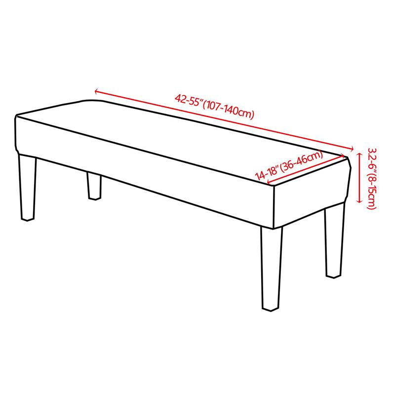 Schmutzabweisender Stretch-Bankbezug mit Grafikprint in Multicolour für Esszimmer und Wohnzimmer - Bild 4