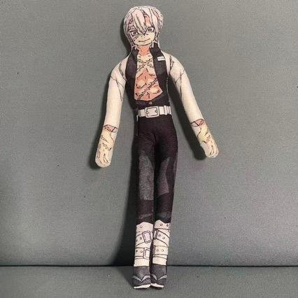 Yiran toy 1 Demon Slayer Akaza Bewegliche Plüschpuppe, ab 14 Jahren - Bild 1