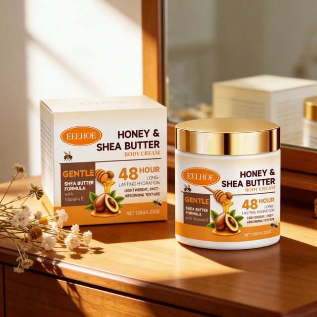 Eelhoe Körpercreme mit Honig und Sheabutter, 120g, Unisex - Bild 1