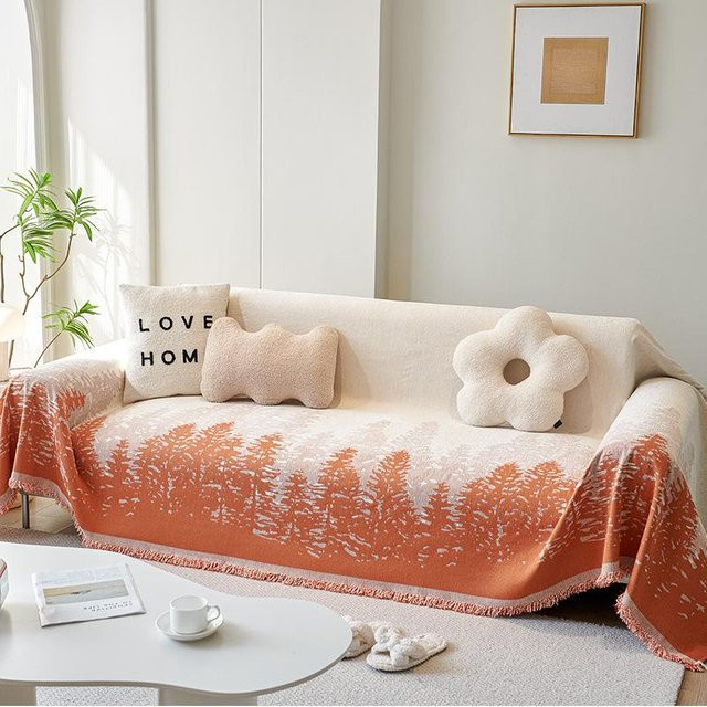 Super Six Chenille Sofabezug Universal, rutschfest und atmungsaktiv, B: 180 cm, T: 130 cm - Bild 1