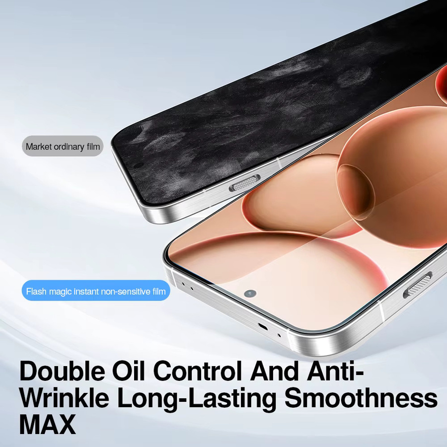 SmartDevil Displayschutzfolie aus gehärtetem Glas für OPPO Find X9 Ultra, X8 Ultra und Find X9S Pro, transparent, Anti-Fingerabdruck - Bild 2