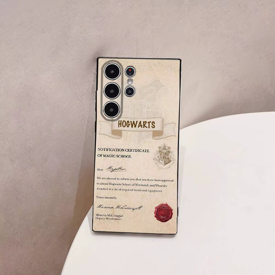 Harry Potter Handyhülle für Samsung Galaxy S25 S24 S23 S22 S21 S20 Ultra Plus Frosted Non-Slip Soft Case in Beige - Bild 2