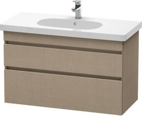 Duravit Waschtischunterschrank DuraStyle, Farbe: Leuchtend Weiß, B/T/H: 100 x 45,3 x 61 cm, wandhängend mit 2 Schubladen - Bild 1