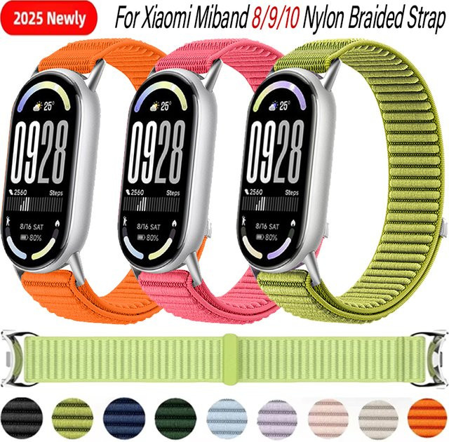 ZHANGU Uhrenarmband Nylon geflochtene Schleife, Edelstahl, Unisex - Bild 1