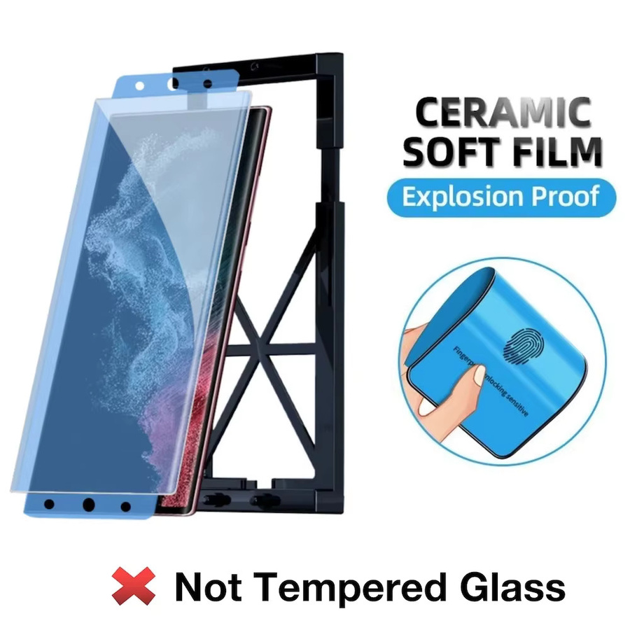 3-teiliges Keramik-Displayschutzfolien-Set für Xiaomi 17 Pro Max, 15 Pro, 15, 13 Ultra und 14 Pro, transparent - Bild 3
