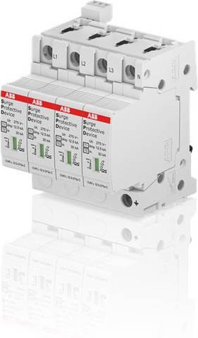 ABB OVR T1-T2 4L 12.5-275s P TS QS Überspannungsschutz-Ableiter 12.5 kA in Weiß - Bild 1