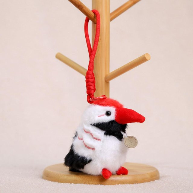 Vogelpuppe Anhänger, Plüschtier, ab 14 Jahren - Bild 1