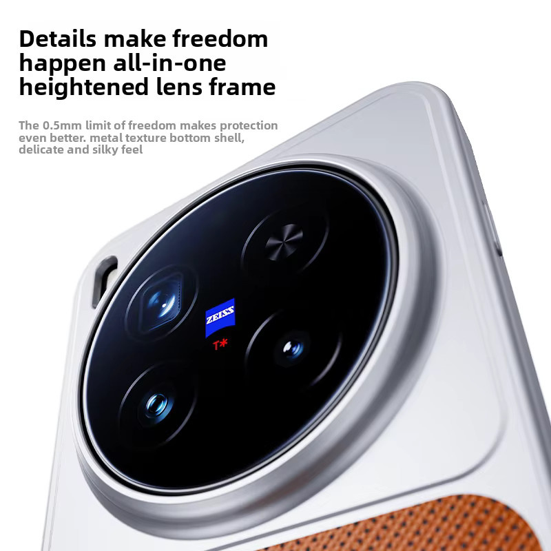 Magnetische MagSafe Schutzhülle aus PU Leder für Vivo X300 und Vivo X300 Pro - Bild 4