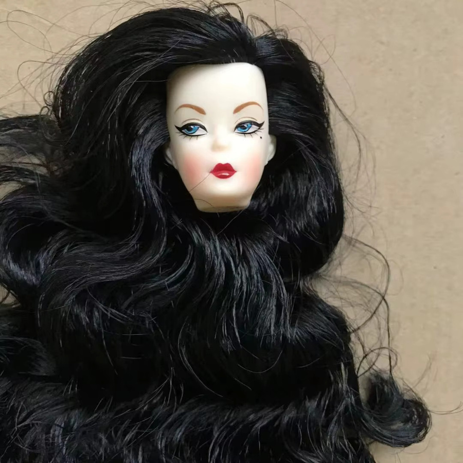 Kopie ST Köpfe Lange Bunte Haare 1/6 Puppe, Zubehör, Bunt / Mehrfarbig - Bild 3