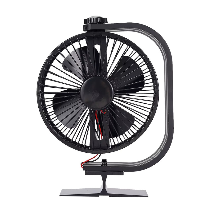 combiubiu 360 Grad Kaminventilator mit 4 Flügeln und Schutzhülle in Schwarz - Bild 6