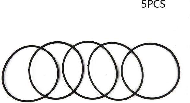 Vibratite 5er Set O-Ring Dichtung für Schwimmerkammer Vergaser passend für HUAYI, RuiXing und GX200 Gartengeräte, Schwarz - Bild 1