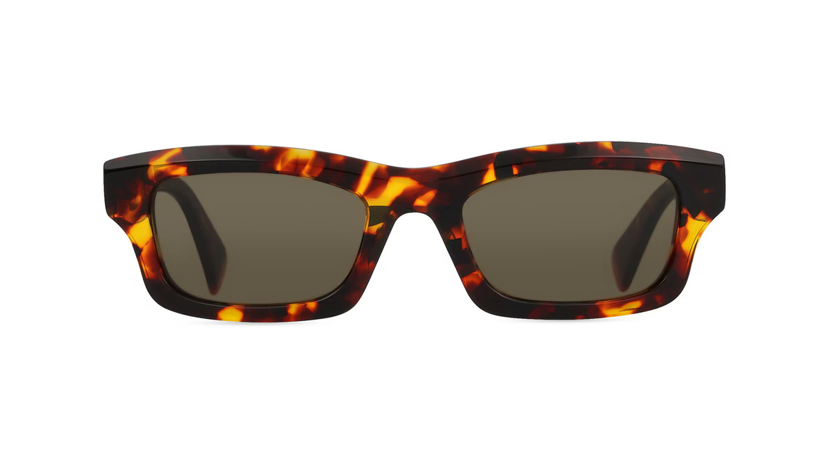 Kenzo KZ40164U Sonnenbrille Vollrand, quadratisch, Kunststoff, Unisex, braun - Bild 1