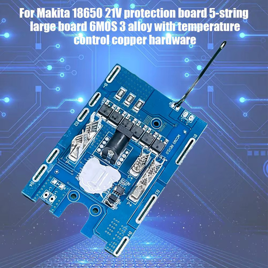 21-V-Schutzplatine mit 6MOS-Temperaturregelung und Kupfer-Hardware für Makita Elektrowerkzeuge - Bild 3